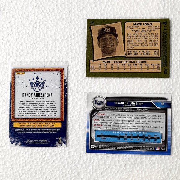 Tampa Bay Rays 9 Card Lot - BBL [27_1] - Picture 4 of 8